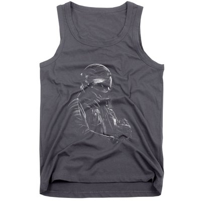 Motorcycle Biker Sketch Tank Top
