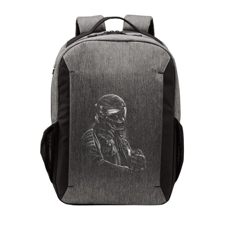 Motorcycle Biker Sketch Vector Backpack