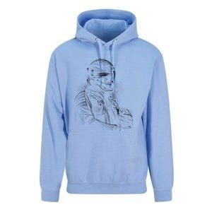 Motorcycle Biker Sketch Unisex Surf Hoodie