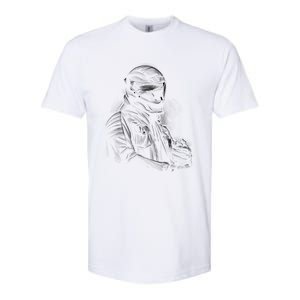 Motorcycle Biker Sketch Softstyle CVC T-Shirt