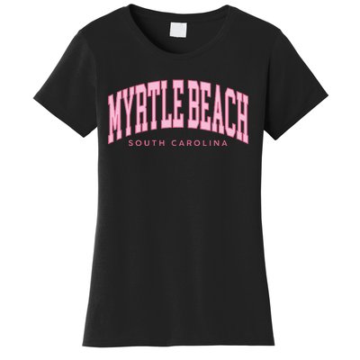 Myrtle Beach South Carolina Vintage Preppy Women's T-Shirt