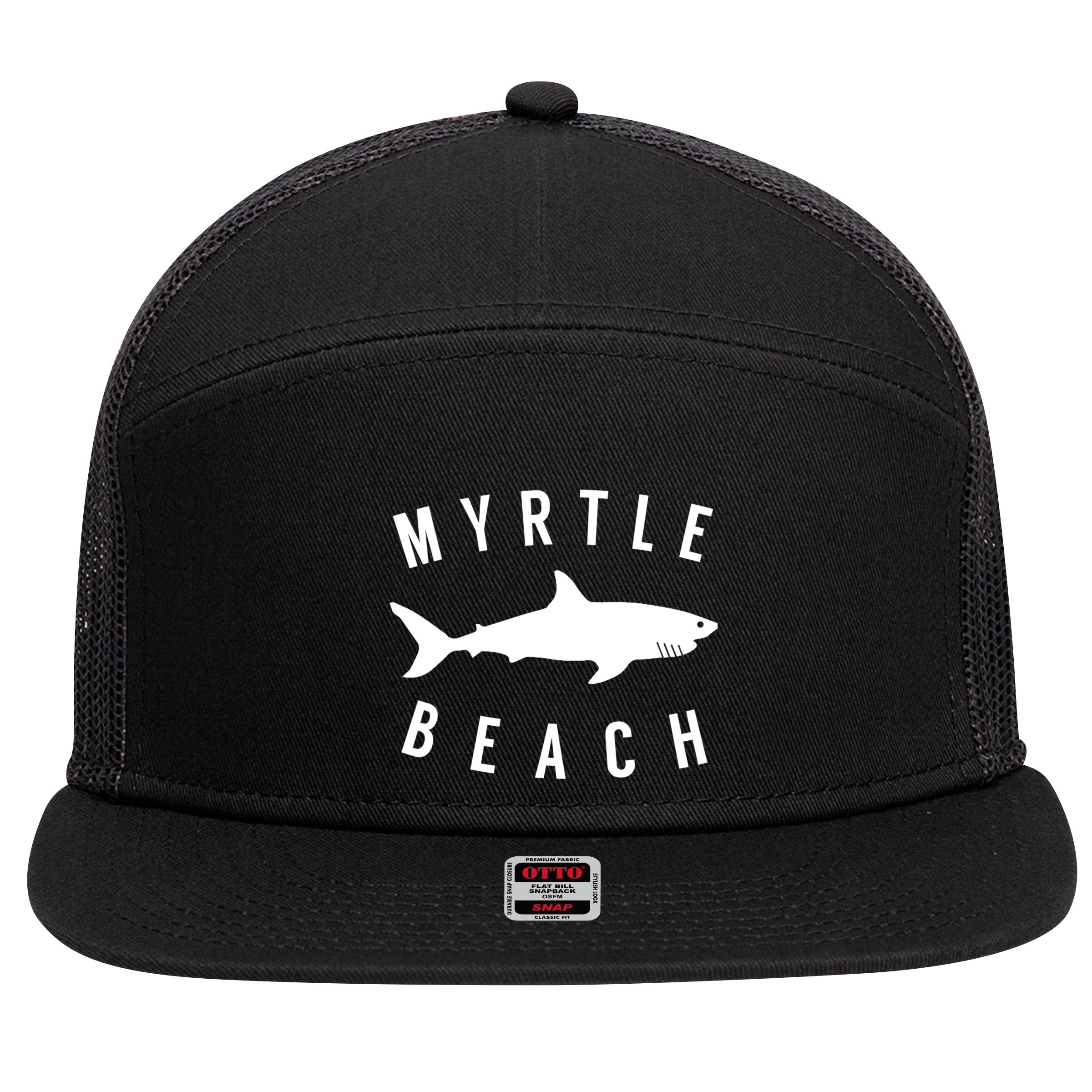 Myrtle Beach South Carolina 7 Panel Mesh Trucker Snapback Hat