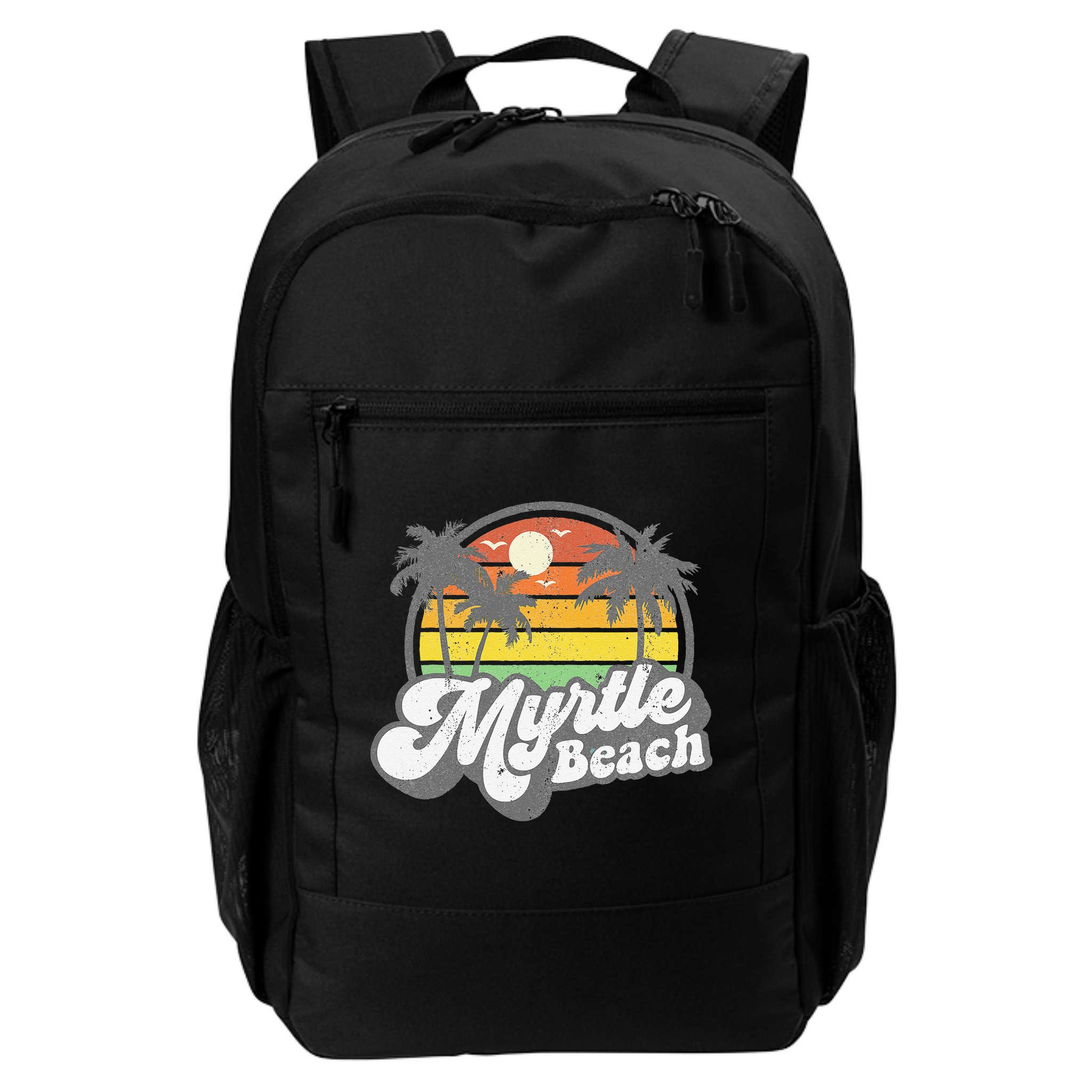 Myrtle Beach South Carolina Retro 70s Vintage Vacation Gift Backpack