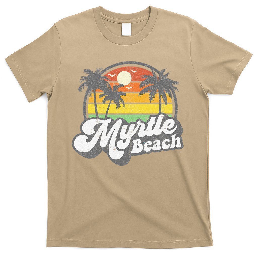 Myrtle Beach South Carolina Retro 70s Vintage Vacation Gift T-Shirt