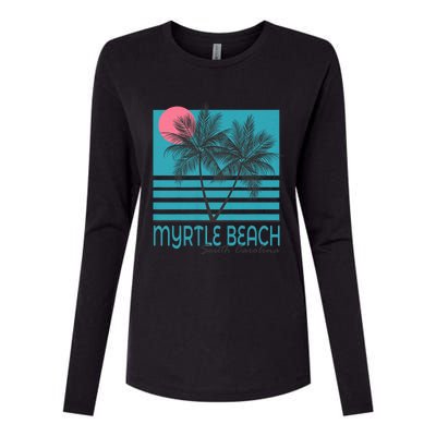 Myrtle Beach South Carolina Womens Cotton Relaxed Long Sleeve T-Shirt