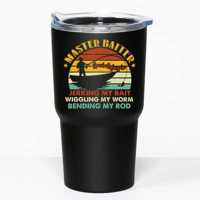 Master Baiter Specializing In Jerking My Bait Funny Fishing Tumbler