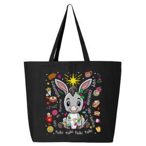 Mi Burrito Sabanero Mexican Christmas Donkey Spanish Xmas 25L Jumbo Tote