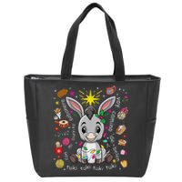 Mi Burrito Sabanero Mexican Christmas Donkey Spanish Xmas Zip Tote Bag