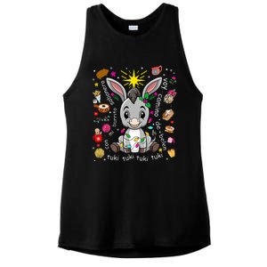 Mi Burrito Sabanero Mexican Christmas Donkey Spanish Xmas Ladies PosiCharge Tri-Blend Wicking Tank