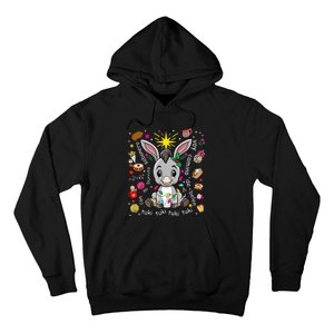 Mi Burrito Sabanero Mexican Christmas Donkey Spanish Xmas Hoodie