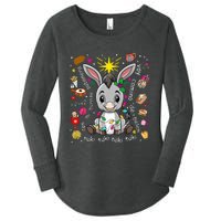 Mi Burrito Sabanero Mexican Christmas Donkey Spanish Xmas Women's Perfect Tri Tunic Long Sleeve Shirt