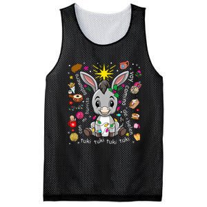 Mi Burrito Sabanero Mexican Christmas Donkey Spanish Xmas Mesh Reversible Basketball Jersey Tank