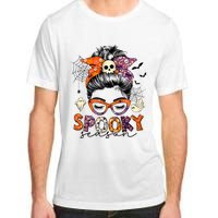 Messy Bun Spooky Season Funny Halloween Costume Adult ChromaSoft Performance T-Shirt