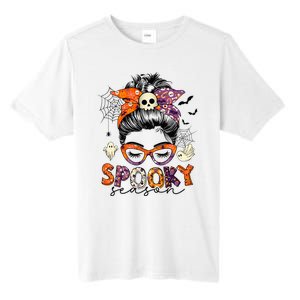 Messy Bun Spooky Season Funny Halloween Costume Tall Fusion ChromaSoft Performance T-Shirt