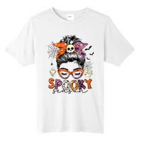 Messy Bun Spooky Season Funny Halloween Costume Tall Fusion ChromaSoft Performance T-Shirt