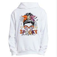 Messy Bun Spooky Season Funny Halloween Costume Urban Pullover Hoodie