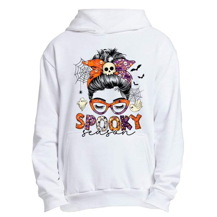 Messy Bun Spooky Season Funny Halloween Costume Urban Pullover Hoodie