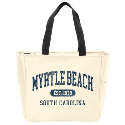 Myrtle Beach South Carolina Established Souvenir Zip Tote Bag