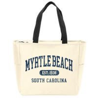 Myrtle Beach South Carolina Established Souvenir Zip Tote Bag