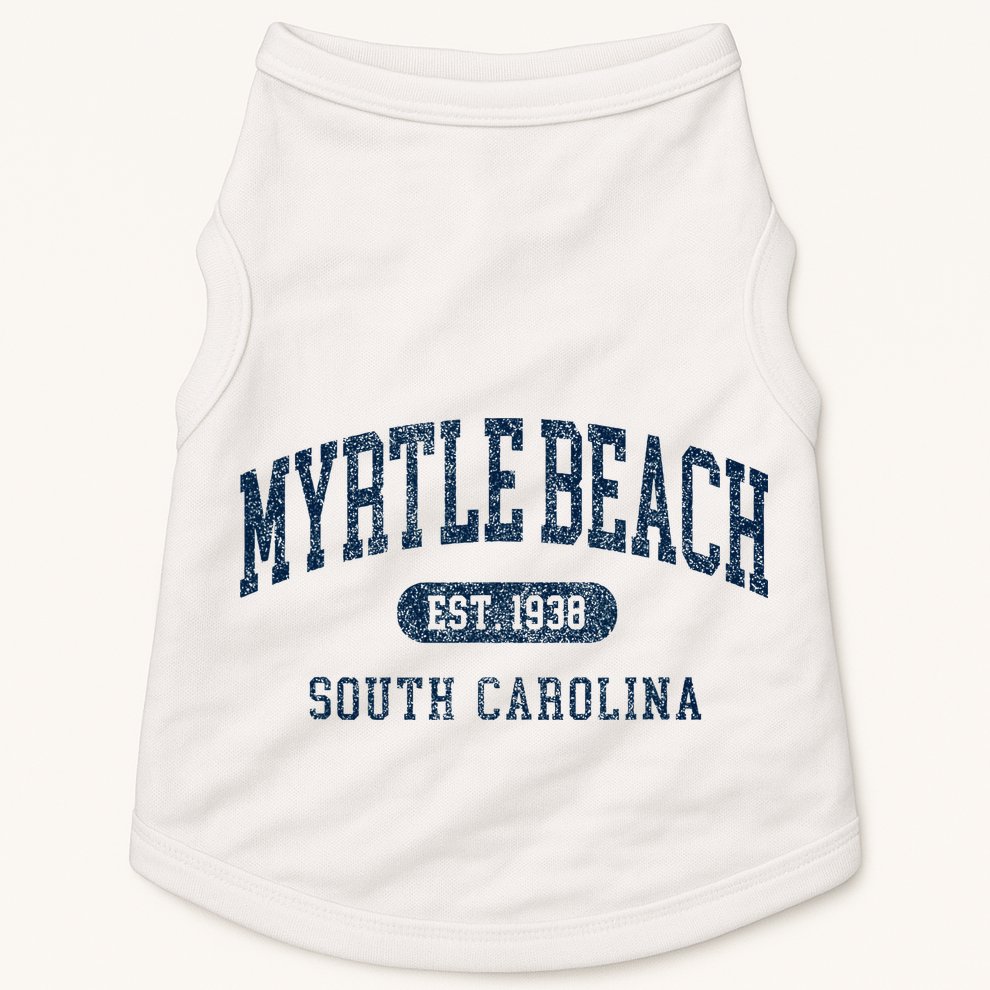 Myrtle Beach South Carolina Established Souvenir Doggie Tank