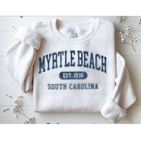 Myrtle Beach South Carolina Established Souvenir Sweatshirt