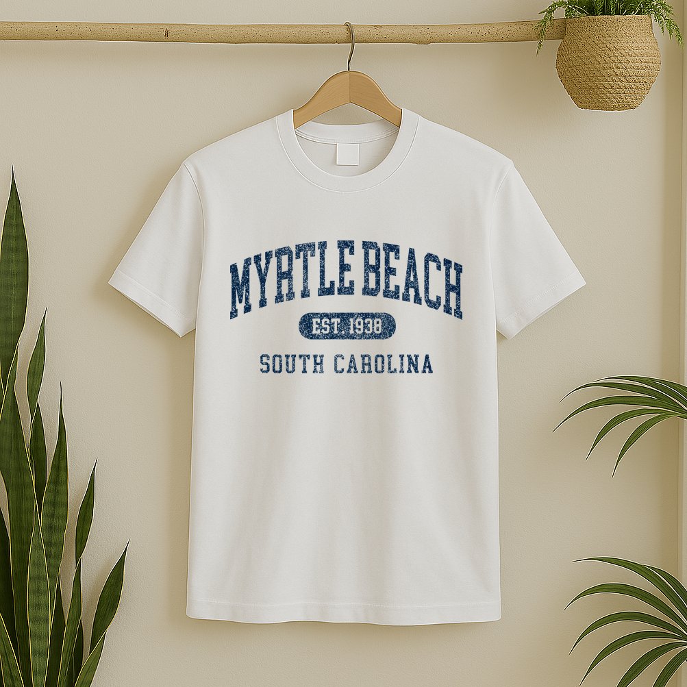 Myrtle Beach South Carolina Established Souvenir T-Shirt