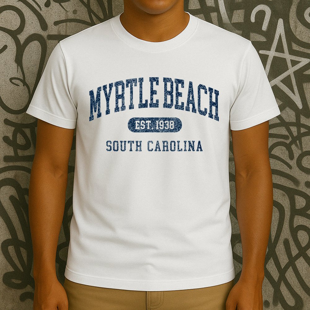 Myrtle Beach South Carolina Established Souvenir T-Shirt