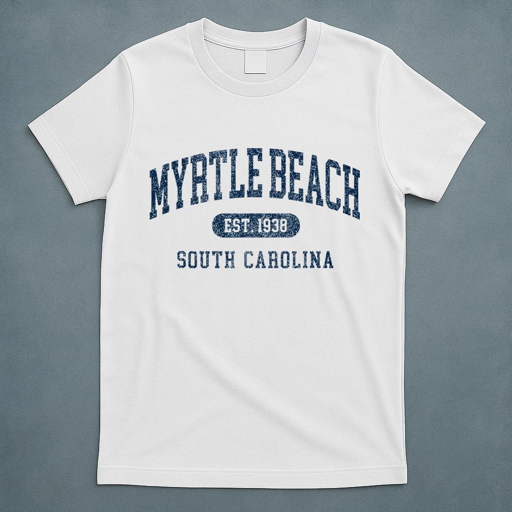 Myrtle Beach South Carolina Established Souvenir T-Shirt