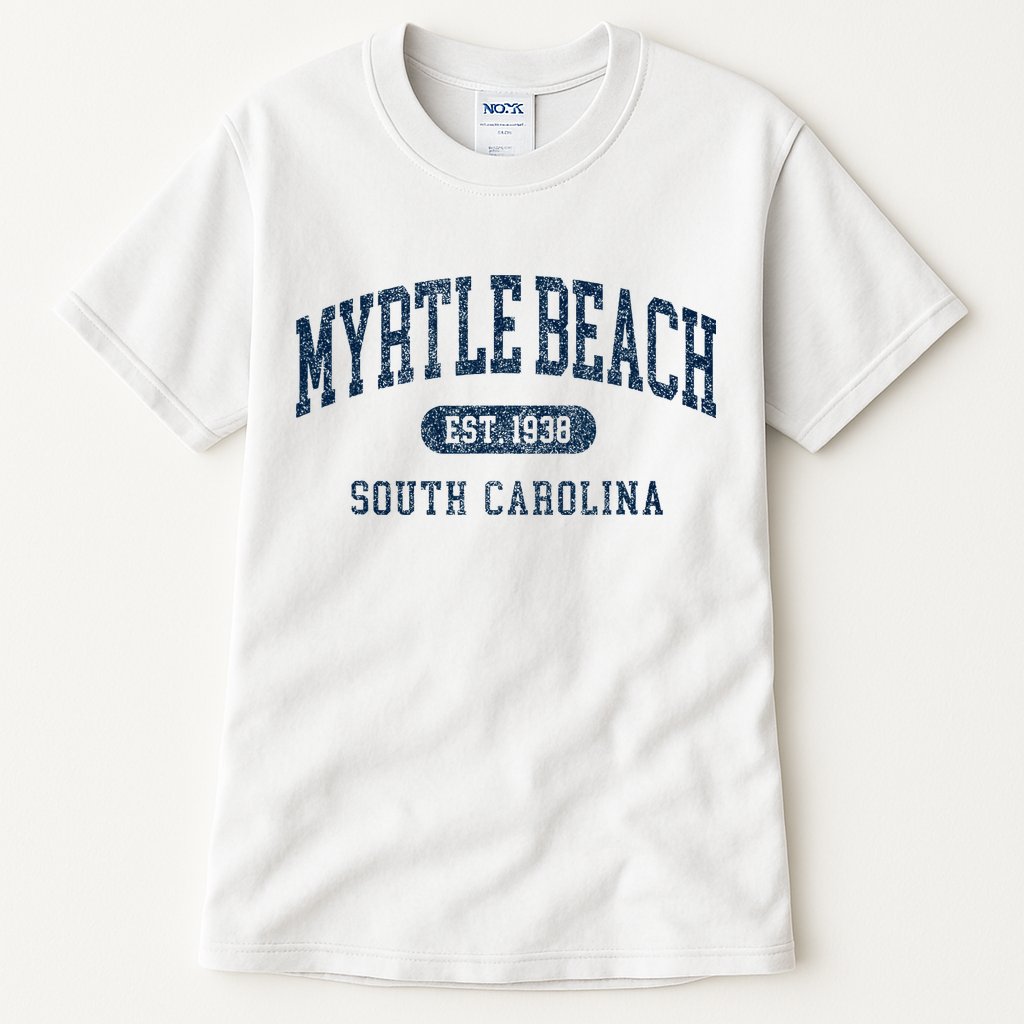 Myrtle Beach South Carolina Established Souvenir Tall T-Shirt