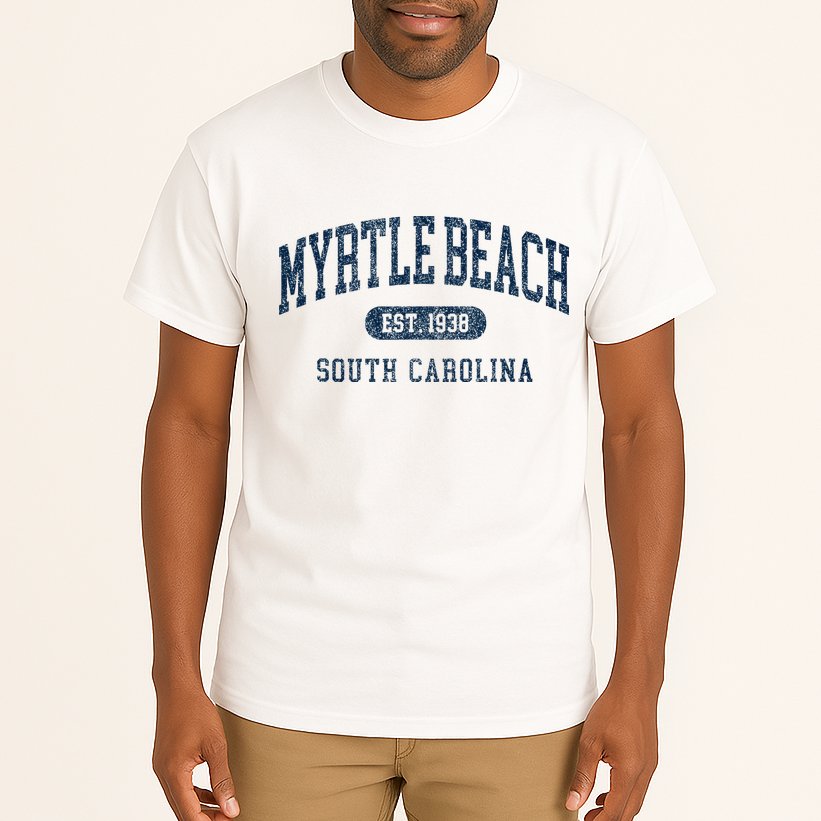 Myrtle Beach South Carolina Established Souvenir Tall T-Shirt