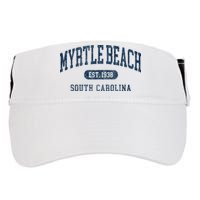 Myrtle Beach South Carolina Established Souvenir Adult Drive Performance Visor