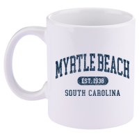 Myrtle Beach South Carolina Established Souvenir 11oz C Handle Ceramic Mug