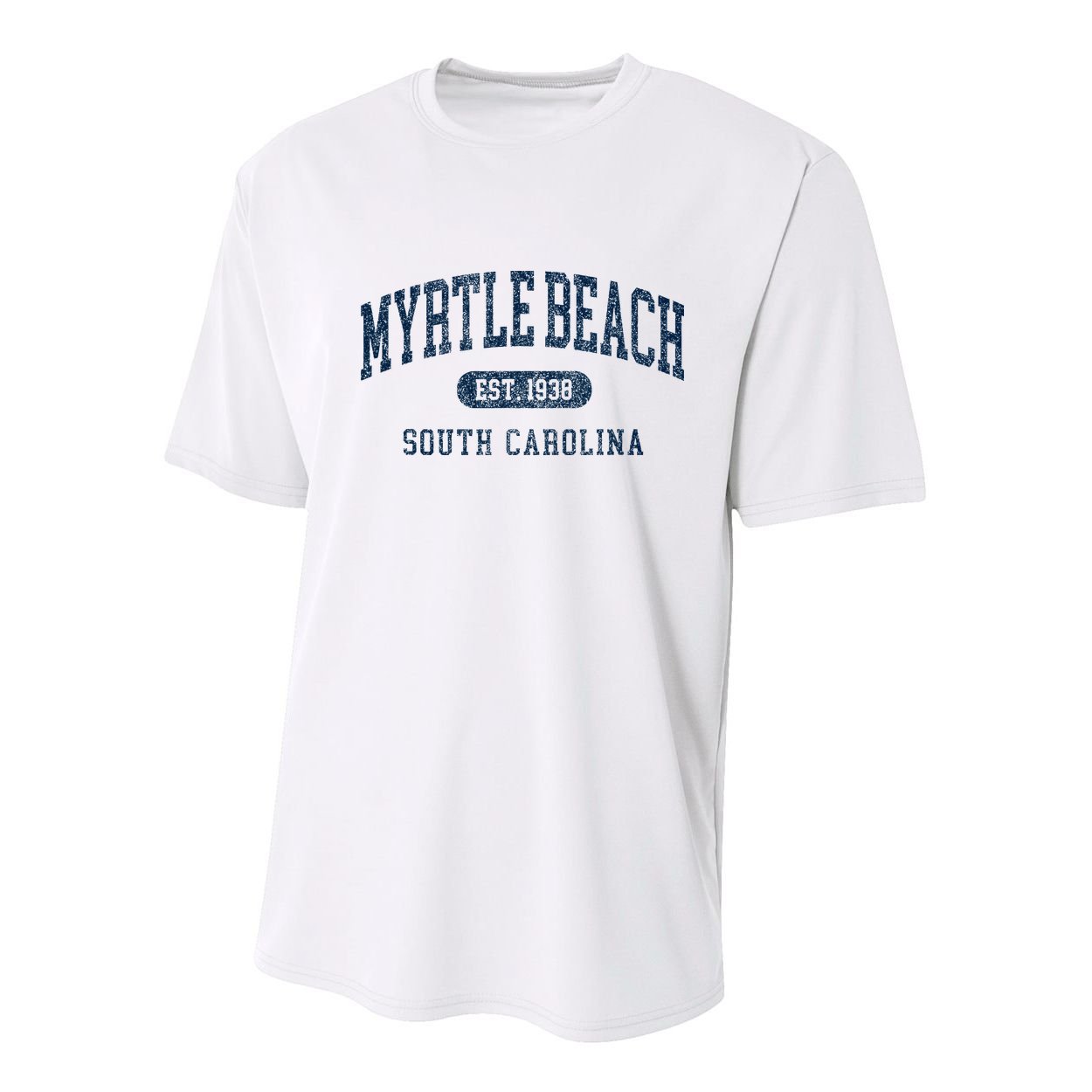 Myrtle Beach South Carolina Established Souvenir Youth Performance Sprint T-Shirt