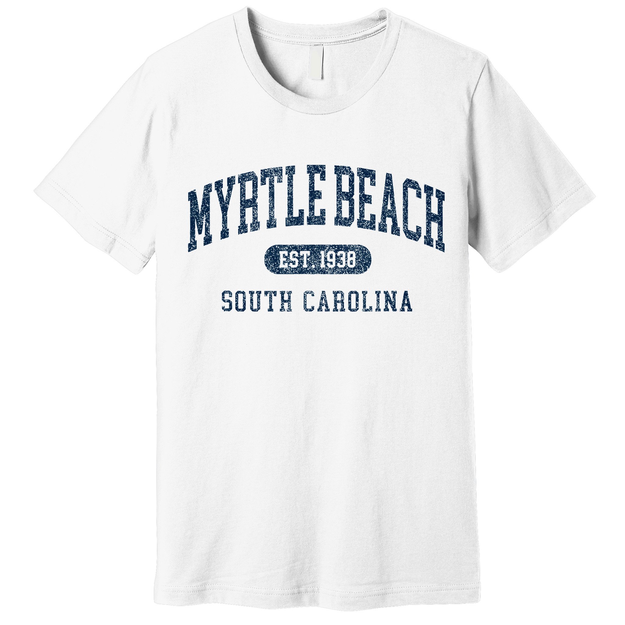 Myrtle Beach South Carolina Established Souvenir Premium T-Shirt