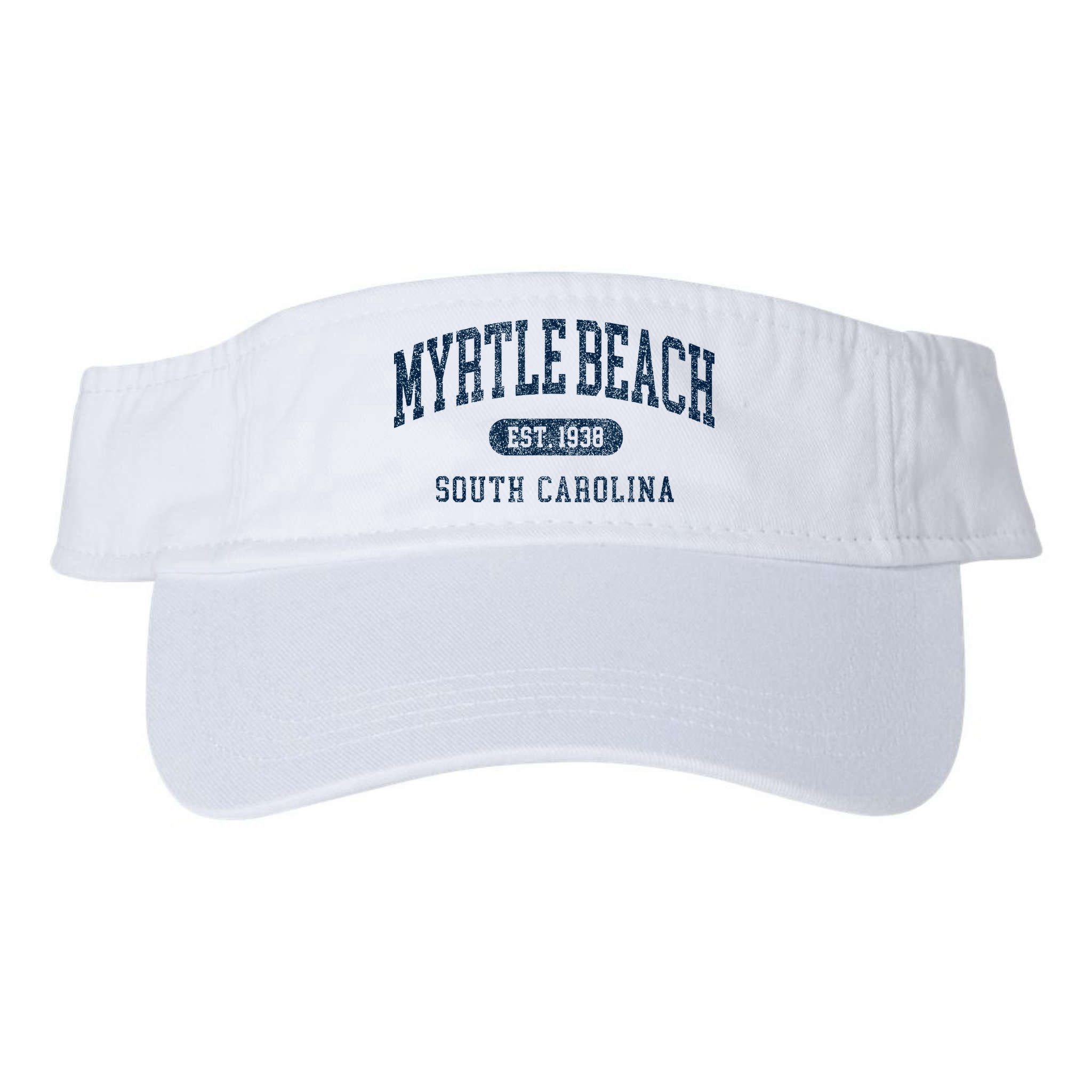 Myrtle Beach South Carolina Established Souvenir Visor