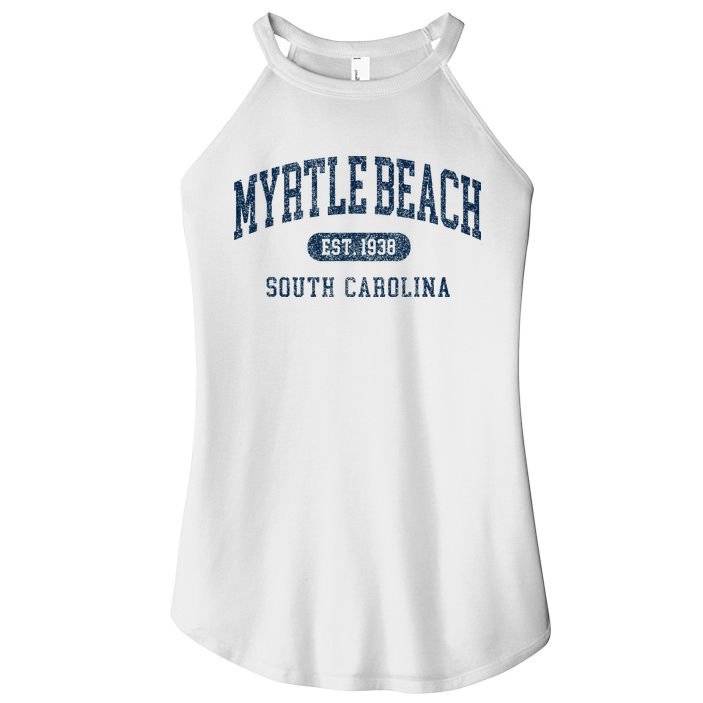 Myrtle Beach South Carolina Established Souvenir Women's Perfect Tri Rocker Tank