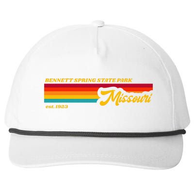 Missouri Bennett Spring State Park Snapback Five-Panel Rope Hat