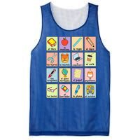 Maestra Bilingue Spanish Teacher Back To School Mesh Reversible Basketball Jersey Tank