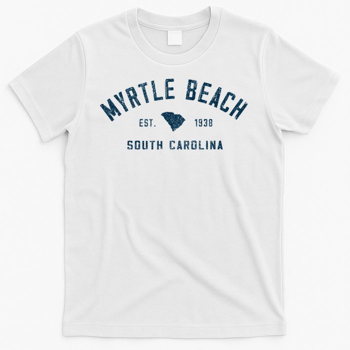 Myrtle Beach South Carolina Retro Throwback Souvenir T-Shirt