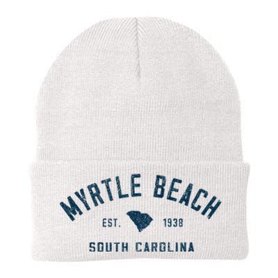 Myrtle Beach South Carolina Retro Throwback Souvenir Knit Cap Winter Beanie