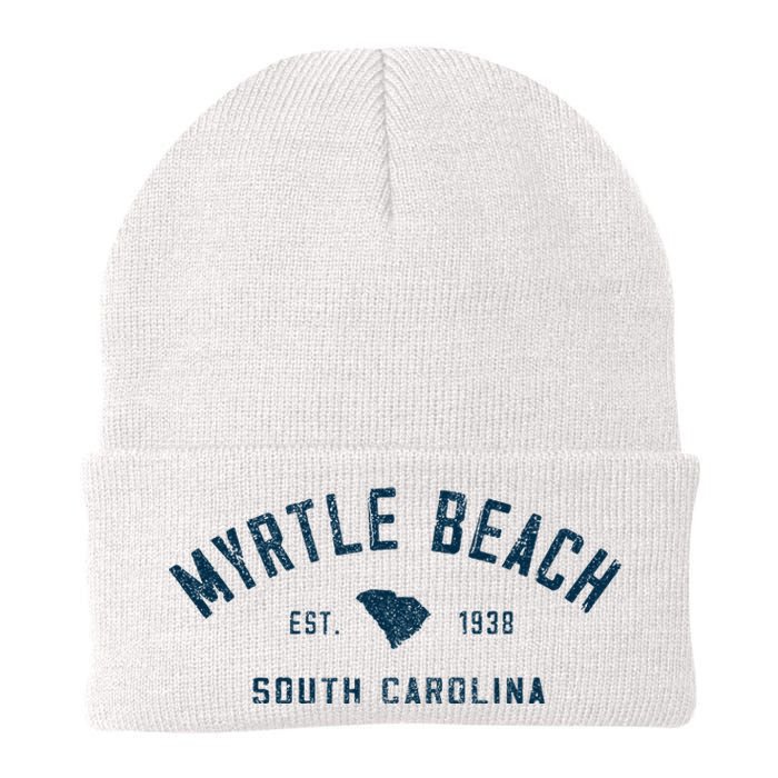 Myrtle Beach South Carolina Retro Throwback Souvenir Knit Cap Winter Beanie