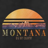 Montana Big Sky Country 7 Panel Mesh Trucker Snapback Hat