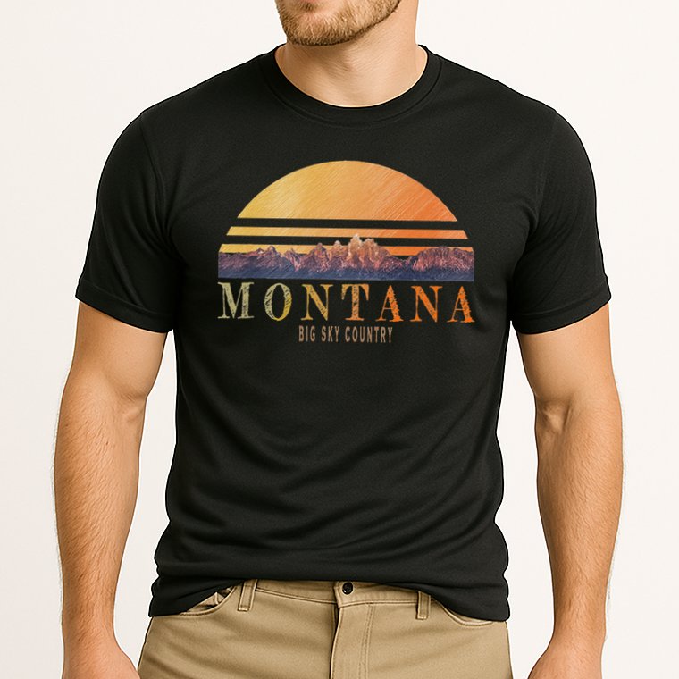 Montana Big Sky Country Cooling Performance Crew T-Shirt