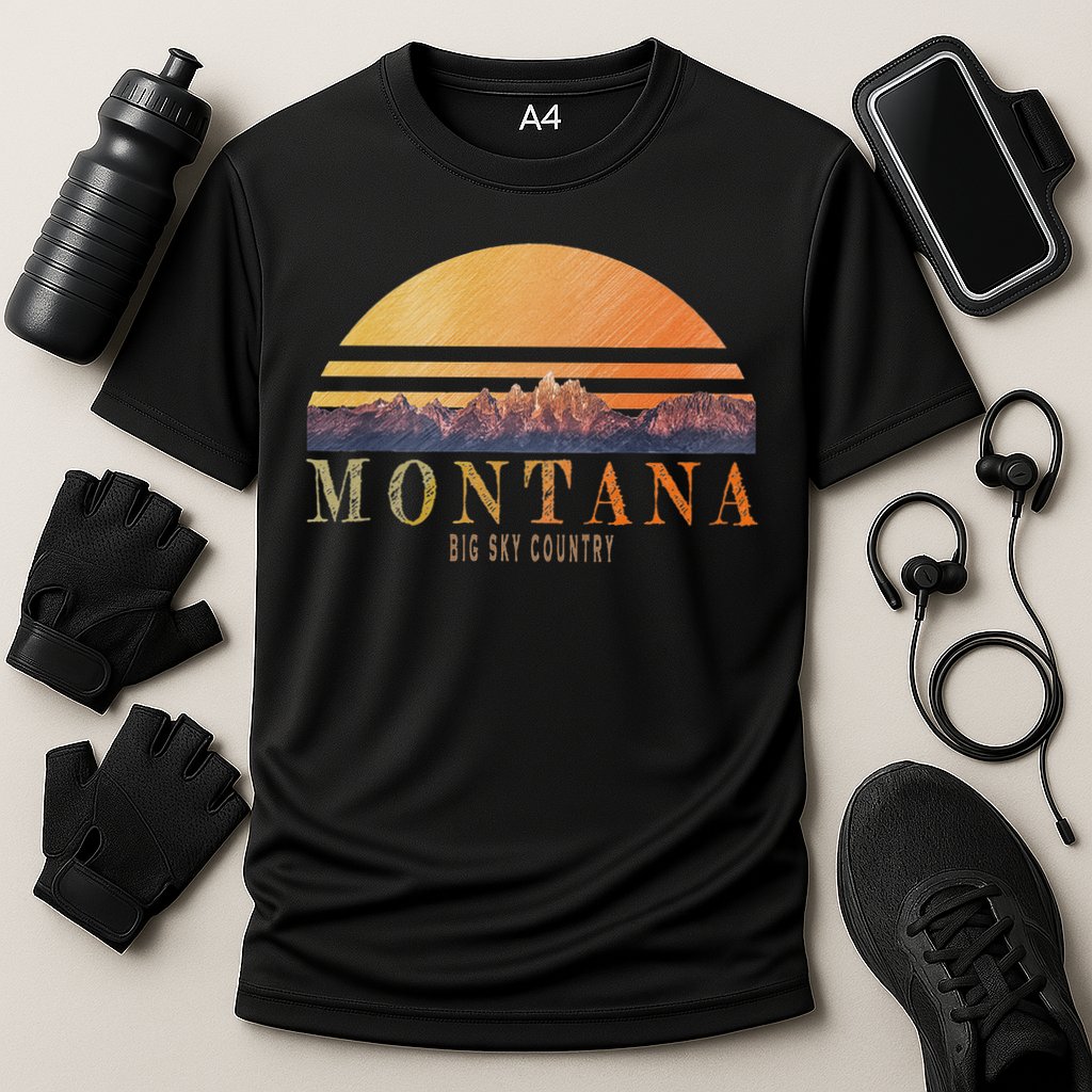 Montana Big Sky Country Cooling Performance Crew T-Shirt
