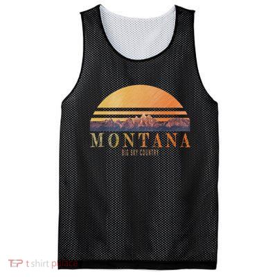 Montana Big Sky Country Mesh Reversible Basketball Jersey Tank