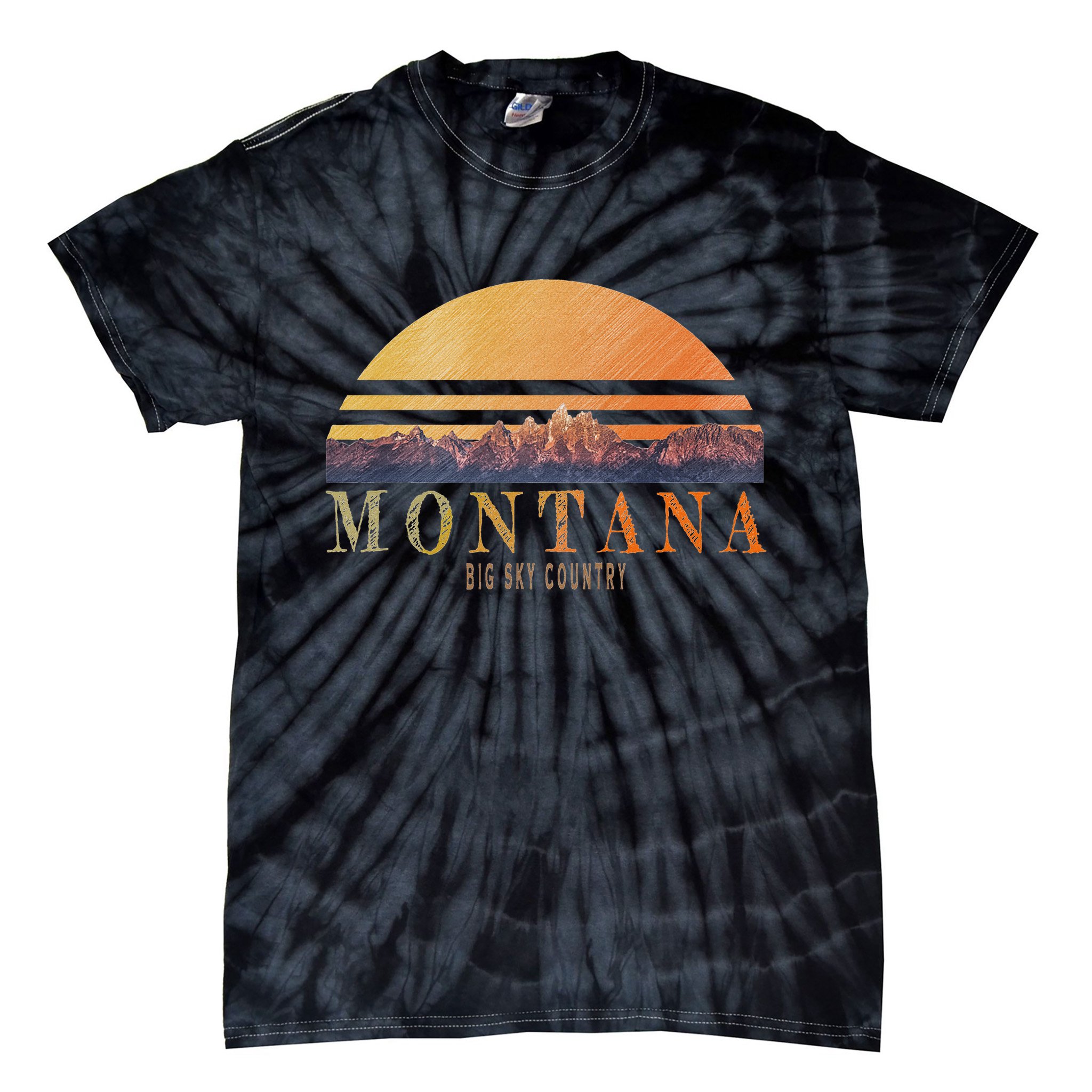 Montana Big Sky Country Tie-Dye T-Shirt
