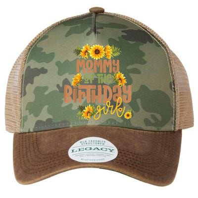 Mommy Birthday  Sunflower Birthday Party Theme Rustic Legacy Tie Dye Trucker Hat