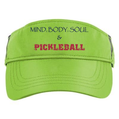 Mind Body Soul Pickleball Adult Drive Performance Visor