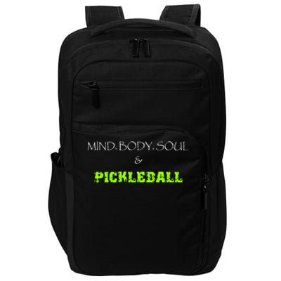 Mind Body Soul Pickleball Impact Tech Backpack