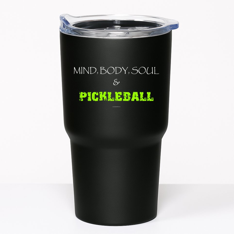 Mind Body Soul Pickleball Tumbler